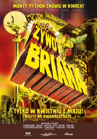 Event poster:  Żywota Briana 