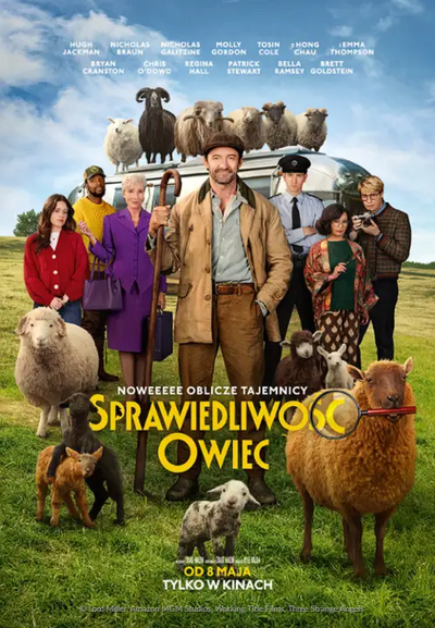 Event poster:  Sprawiedliwość owiec 