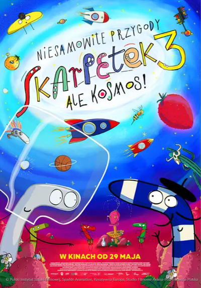 Event poster:  Niesamowite przygody skarpetek 3. Ale kosmos! 