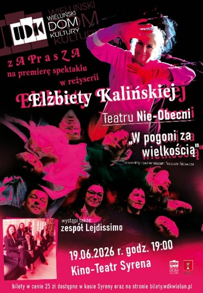 Plakat wydarzenia:  W pogoni za wielkością 