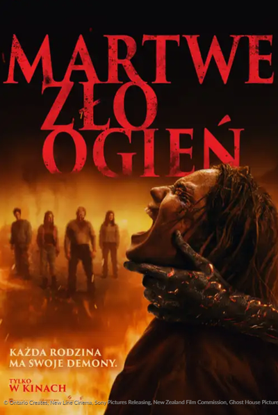 Event poster:   Martwe zło: Ogień 