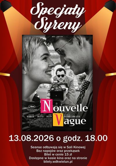 Event poster:  Specjały Syreny - "Nowa fala" 