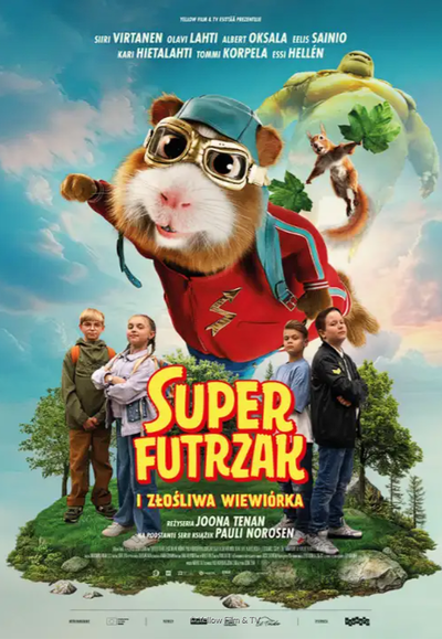 Event poster:   Superfutrzak i złośliwa wiewiórka 