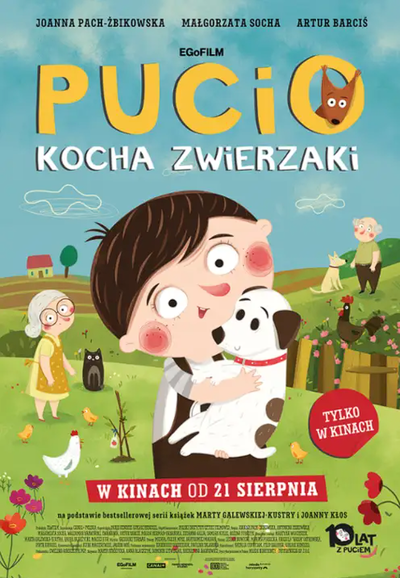 Event poster:  Pucio kocha zwierzaki 