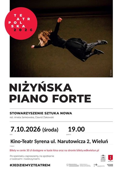 Event poster:  NIŻYŃSKA piano forte 