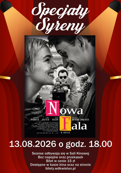 Plakat wydarzenia:  Specjały Syreny - "Nowa fala" 